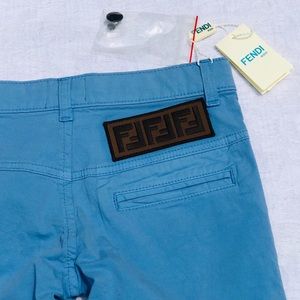 FENDI Kids**Blue Skinny Pants*Age 6**$420